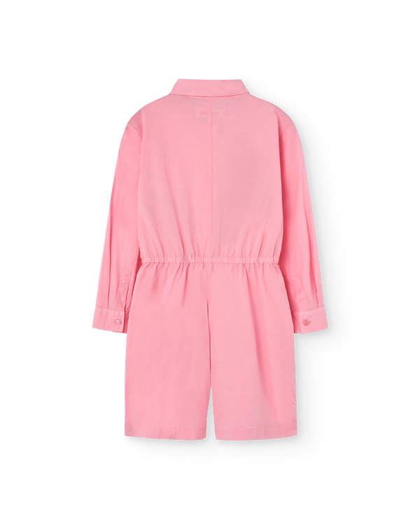 Pink Love Squirrel Short Jumpsuit PRODUCT BACK
