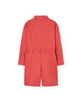Red Love Squirrel Short Jumpsuit PRODUCT BACK
