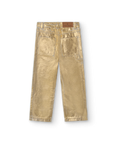 Gold Shiny Condor Pants PRODUCT BACK