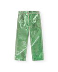 Green Shiny Condor Pants