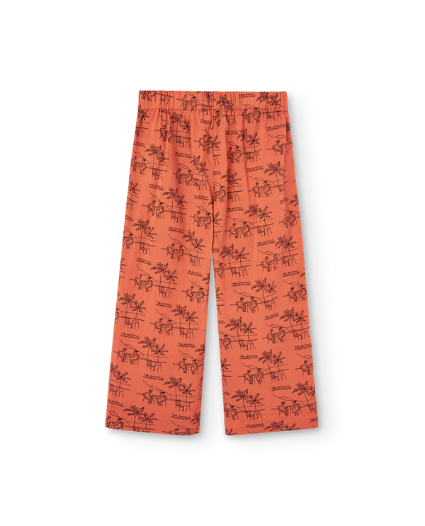 Salmon Drawings Antelope Pants PRODUCT BACK