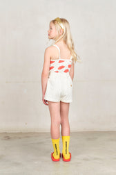 White Pig Shorts MODEL BACK
