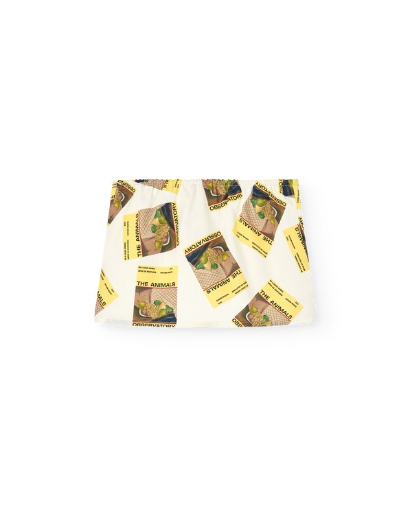 White Magazine Shrimp Skort PRODUCT BACK
