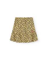 Yellow Animal Slug Skirt PRODUCT FRONT