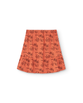 Salmon Drawings Slug Skirt PRODUCT FRONT