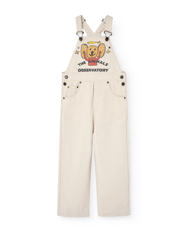 Raw White Mule Dungarees PRODUCT FRONT