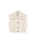 Raw White Hog Vest