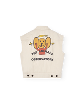 Raw White Hog Vest PRODUCT BACK
