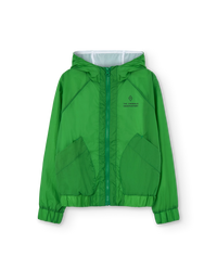 Green Poodle Fox Windbreaker COVER