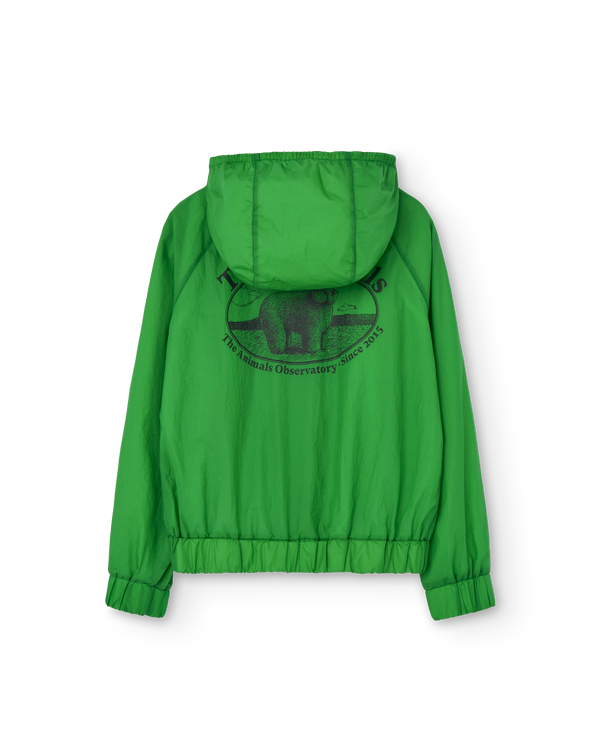 Green Poodle Fox Windbreaker PRODUCT BACK
