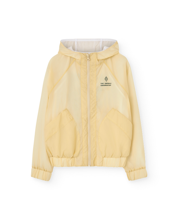 Beige Poodle Fox Windbreaker PRODUCT FRONT