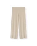 Pantalon en maille Crow blanc cassé