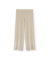 Raw White Crow Knit Pants PRODUCT FRONT