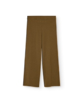 Military Green Crow Knit Pants PRODUCT BACK