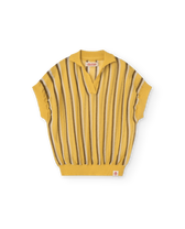 Yellow Bat Sweater Vest PRODUCT FRONT