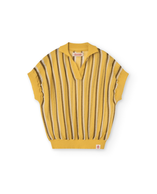Yellow Bat Sweater Vest PRODUCT FRONT