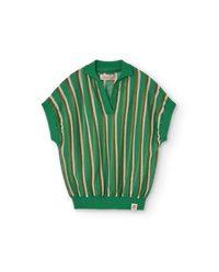 Green Bat Sweater Vest COVER