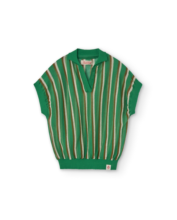 Green Bat Sweater Vest PRODUCT FRONT