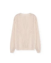 Raw White Racoon Cardigan PRODUCT BACK