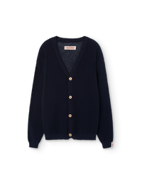 Navy Racoon Cardigan COVER