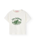 White Poodle Pangolin T-Shirt