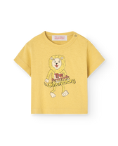 Yellow Lion Pangolin T-Shirt PRODUCT FRONT