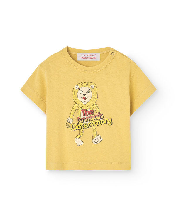 Yellow Lion Pangolin T-Shirt PRODUCT FRONT