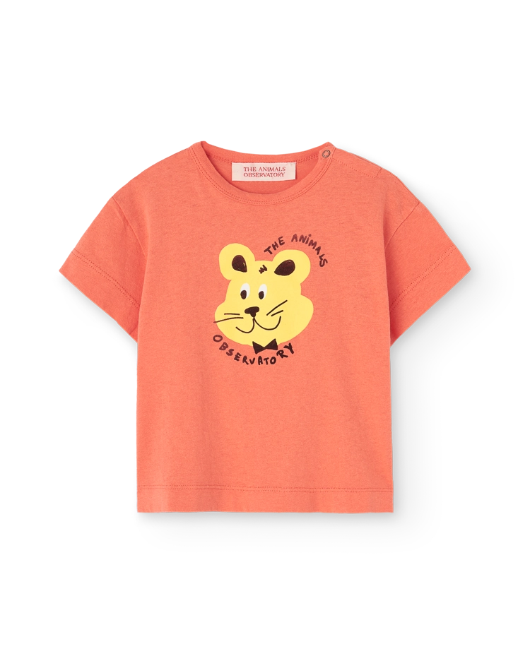 Salmon Fluffy Pangolin T-Shirt COVER