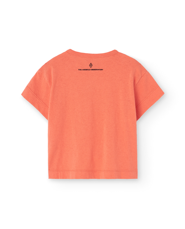 Salmon Fluffy Pangolin T-Shirt PRODUCT BACK