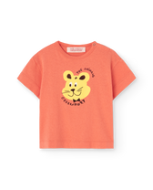 Salmon Fluffy Pangolin T-Shirt PRODUCT FRONT