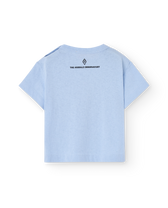 Soft Blue Icecream Pangolin T-Shirt PRODUCT BACK