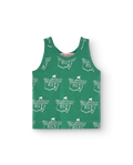 Green Cool Macaque T-Shirt