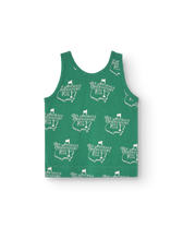 Green Cool Macaque T-Shirt PRODUCT BACK