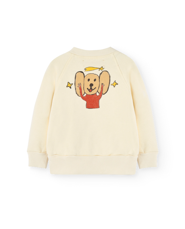 White Jackal Sweatshirt PRODUCT BACK