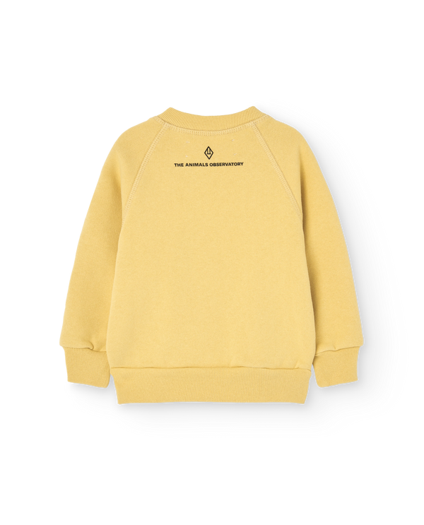 Yellow Love Jackal Sweatshirt PRODUCT BACK