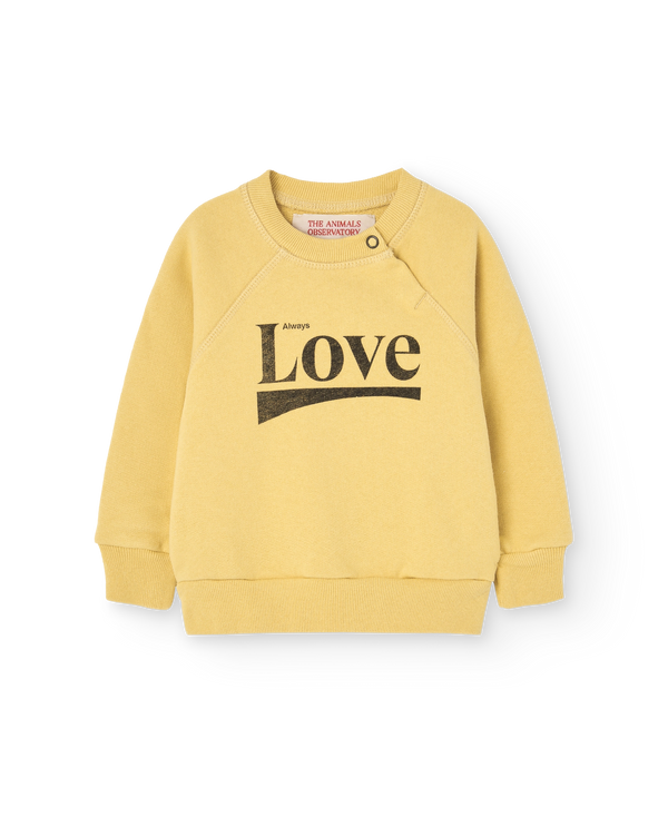 Yellow Love Jackal Sweatshirt PRODUCT FRONT