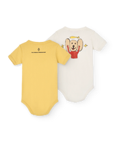 Yellow and White Chimpanzee Body Pack MODEL FRONT