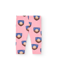 Pink Shield Penguin Leggings COVER