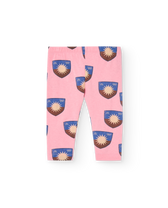 Pink Shield Penguin Leggings PRODUCT FRONT