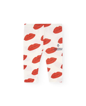 White Kissing Penguin Leggings PRODUCT FRONT