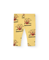 Yellow Penguin Leggings PRODUCT BACK