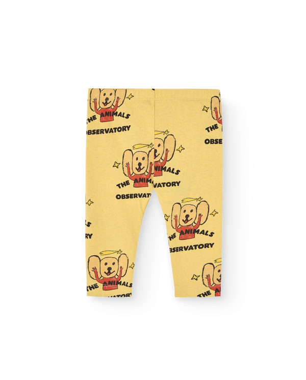 Yellow Penguin Leggings PRODUCT FRONT