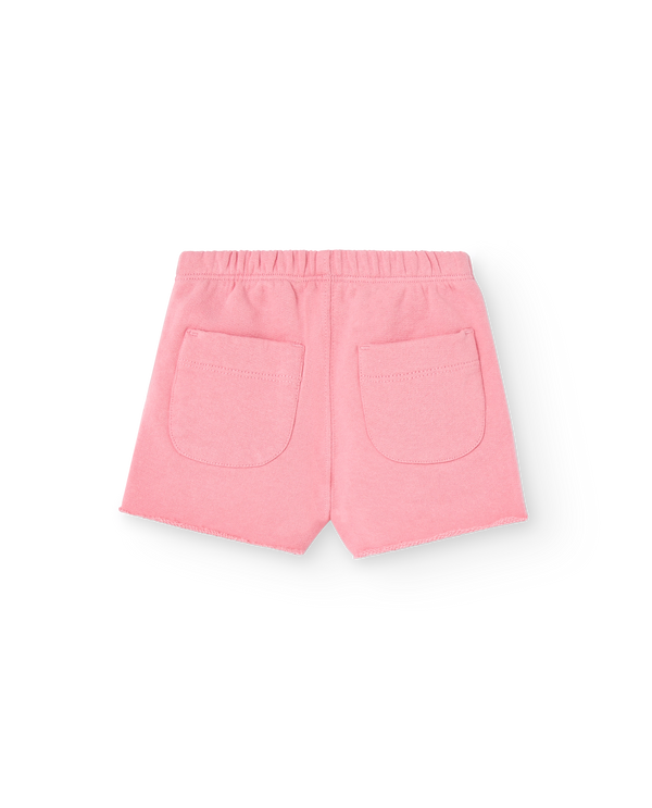 Pink Love Turtledove short Sweatpants PRODUCT BACK