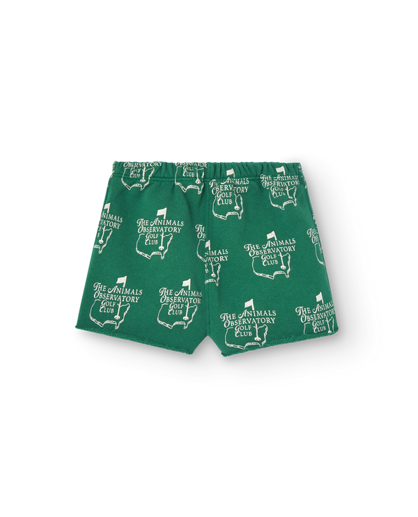 Green Cool Turtledove Short Sweatpants PRODUCT FRONT
