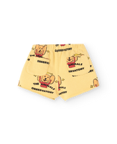 Yellow Turtledove Shorts PRODUCT BACK