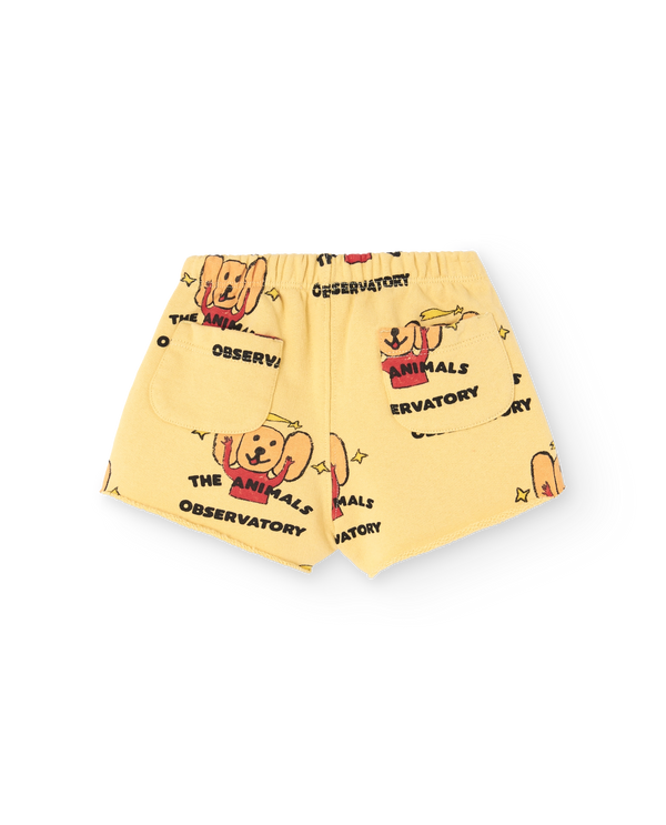 Yellow Turtledove Shorts PRODUCT BACK