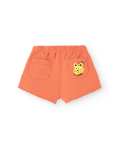 Salmon Fluffy Turtledove Shorts PRODUCT BACK