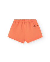 Salmon Fluffy Turtledove Shorts PRODUCT FRONT