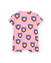Pink Shield Goose Short Jumpsuit PRODUCT BACK