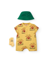 Yellow Goose Short Jumpsuit MODEL SIDE